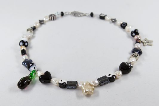 "Eggplant or Aubergine" Necklace