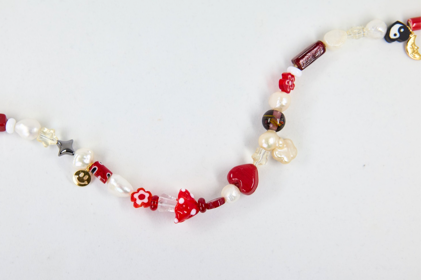 Red Mushy Necklace 