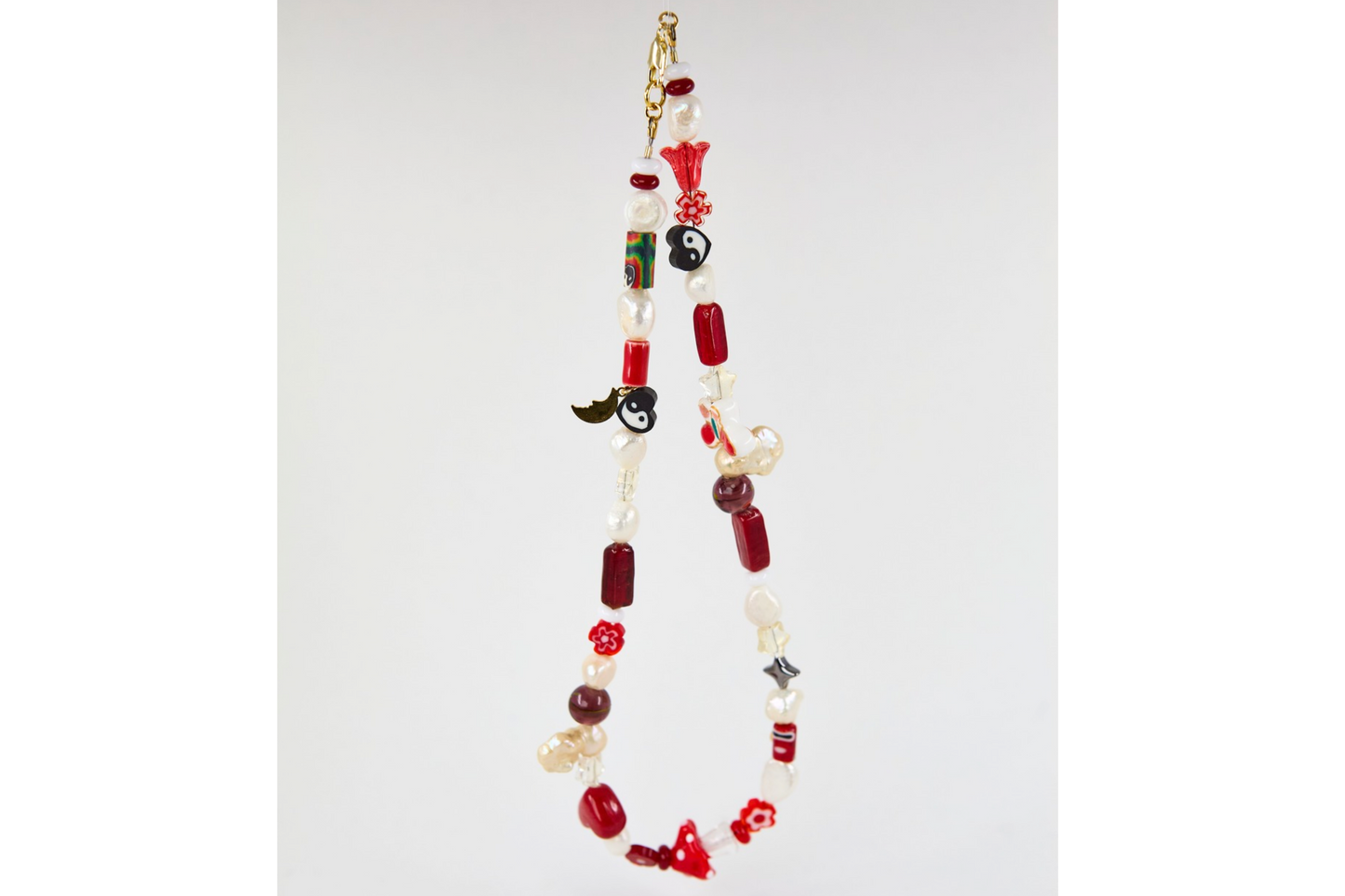 Red Mushy Necklace
