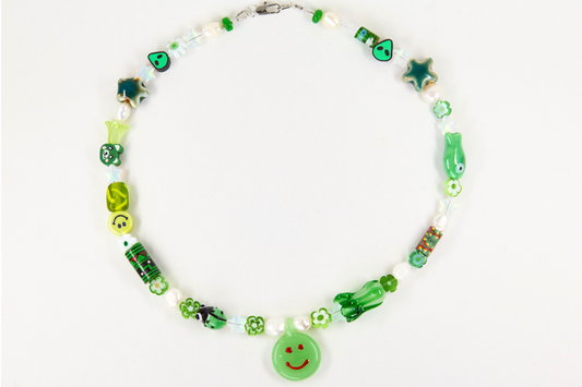 Greened Out Necklace - Fast Talker