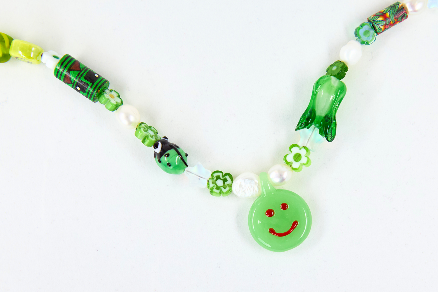 Greened Out Necklace  - Fast Talker