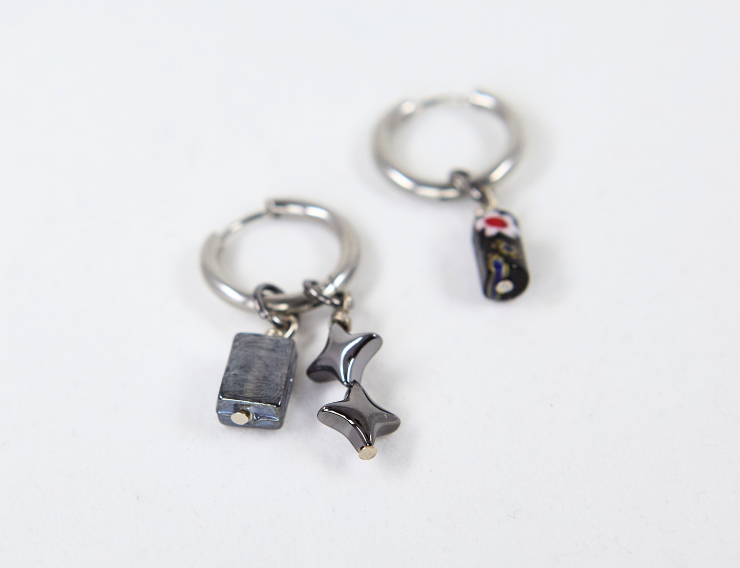 "Gun Metal Gang" Earrings