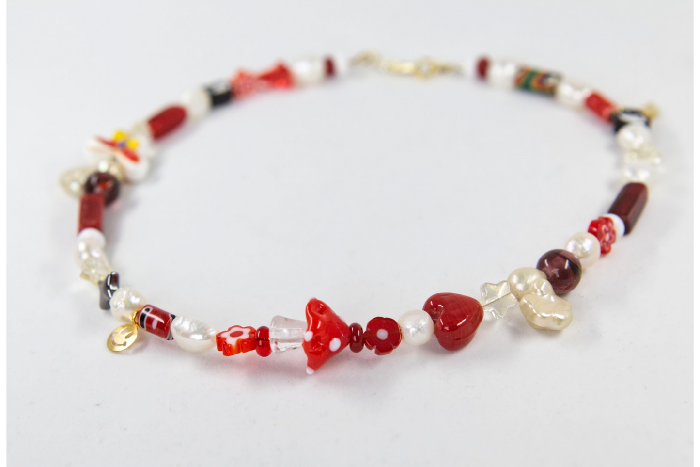 "Red Mushy" Necklace